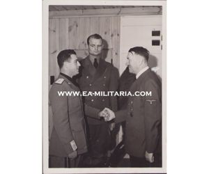 Aldo Vidussoni Visits A.Hitler Press Photo