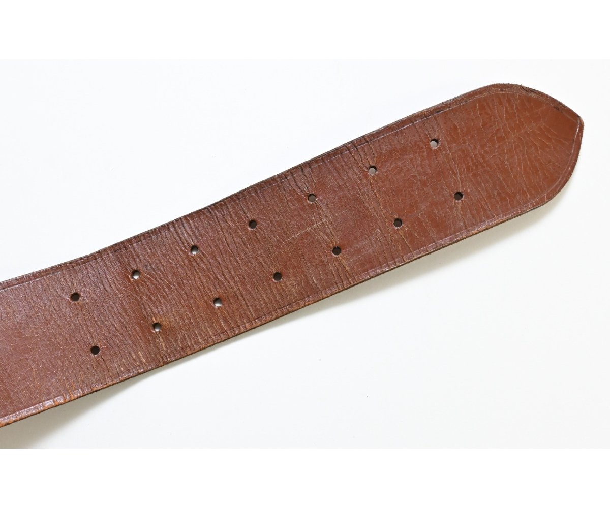 Brown Leather Wehrmacht Officer's Belt (120cms) — image 3
