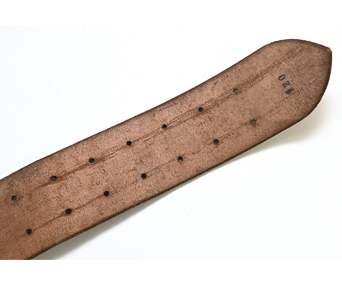 Brown Leather Wehrmacht Officer's Belt (120cms) — image 4