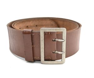 Brown Leather Wehrmacht Officer's Belt (120cms)