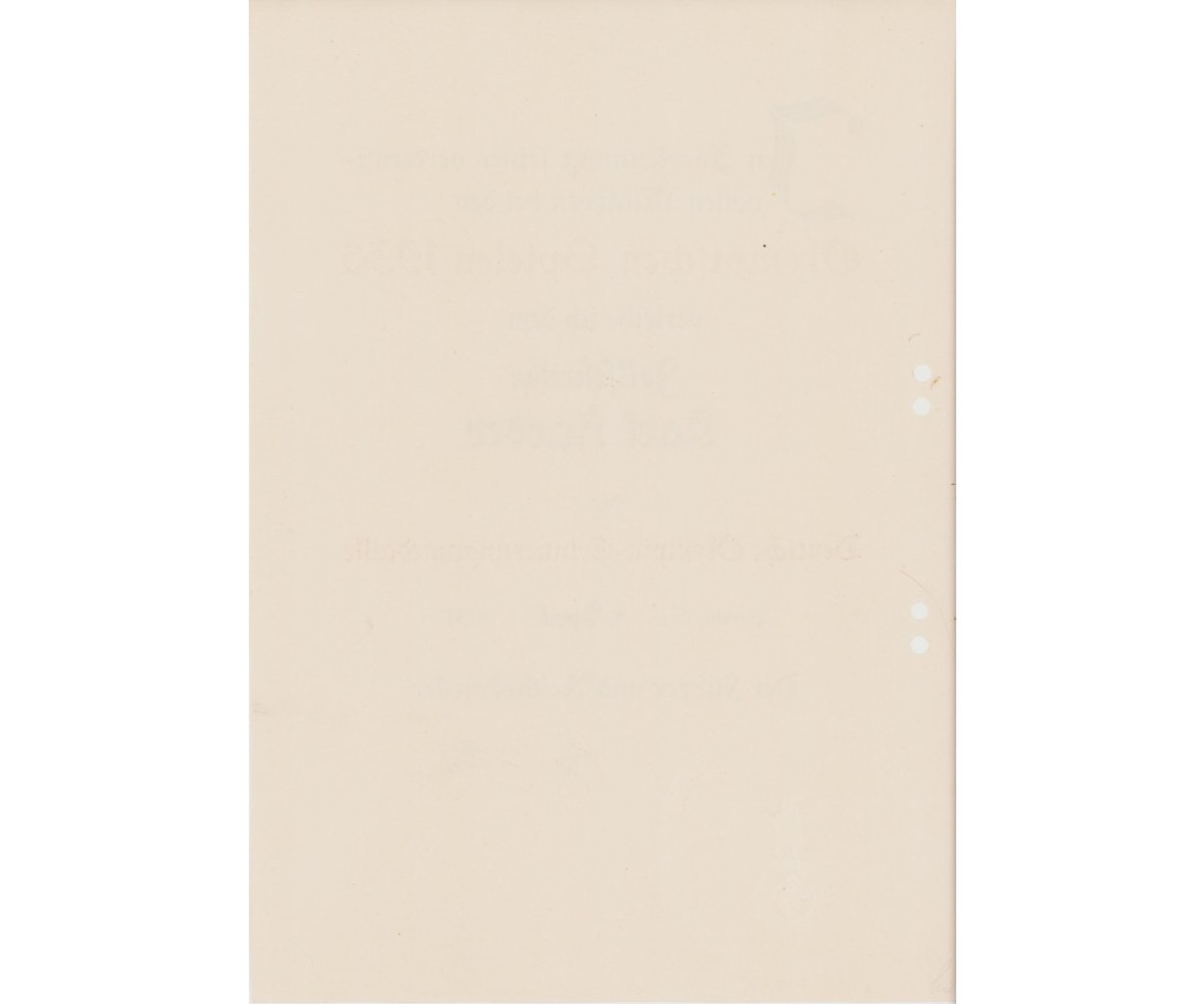 Olympia 1936 Award Document Grouping — image 3