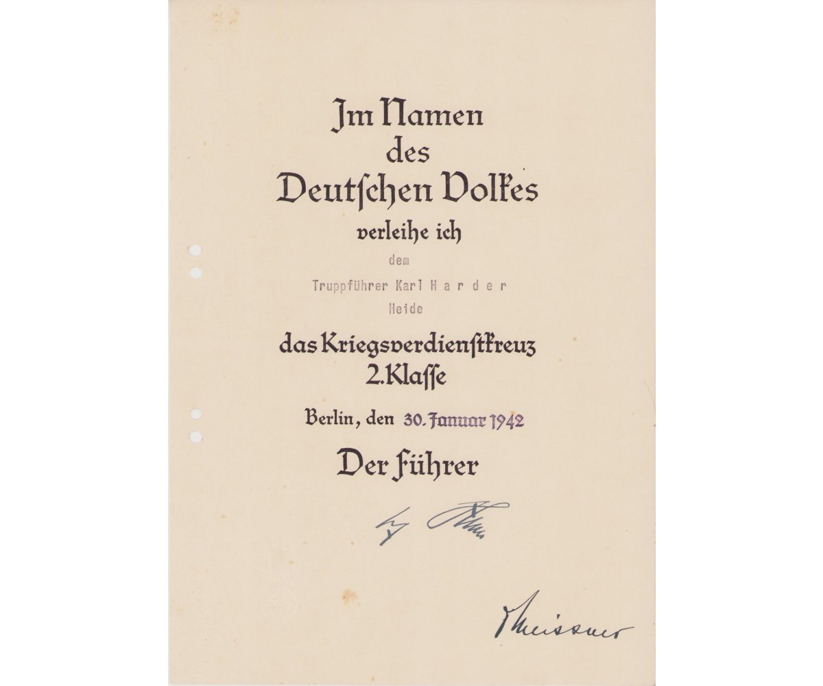 Olympia 1936 Award Document Grouping — image 6