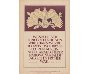 Wochenspruch der NSDAP (week 9,1942)
