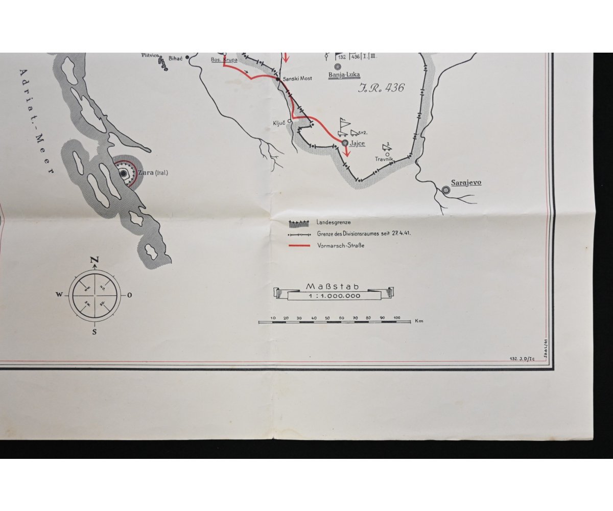 'Der Weg der 132.Inf.-Div.' Poster 1941 — image 4
