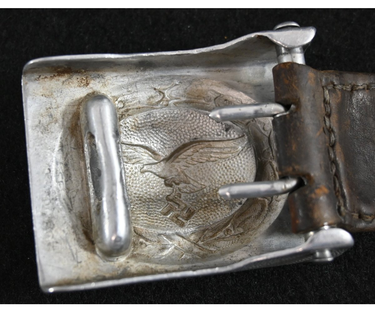Unit Marked Luftwaffe Belt Buckle (1938) — image 6