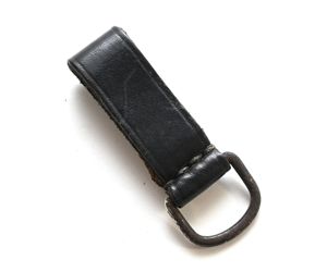 Black Leather Para Military D-ring
