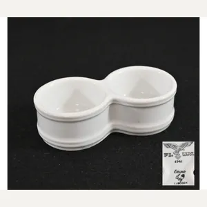 Porcelain LW Marked Pepper & Salt Dish 1941