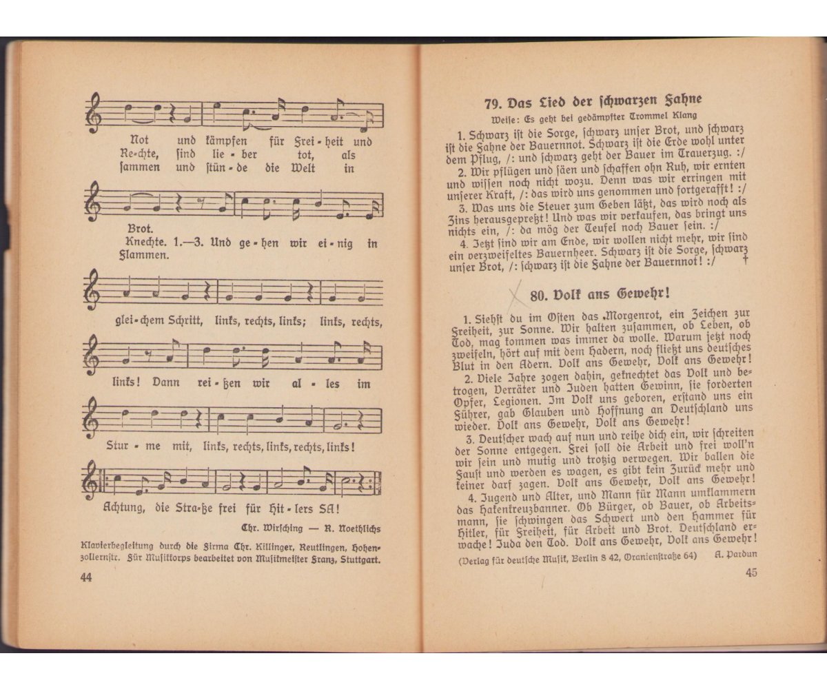 Deutsche Kampf und Volkslieder 1933 — image 5