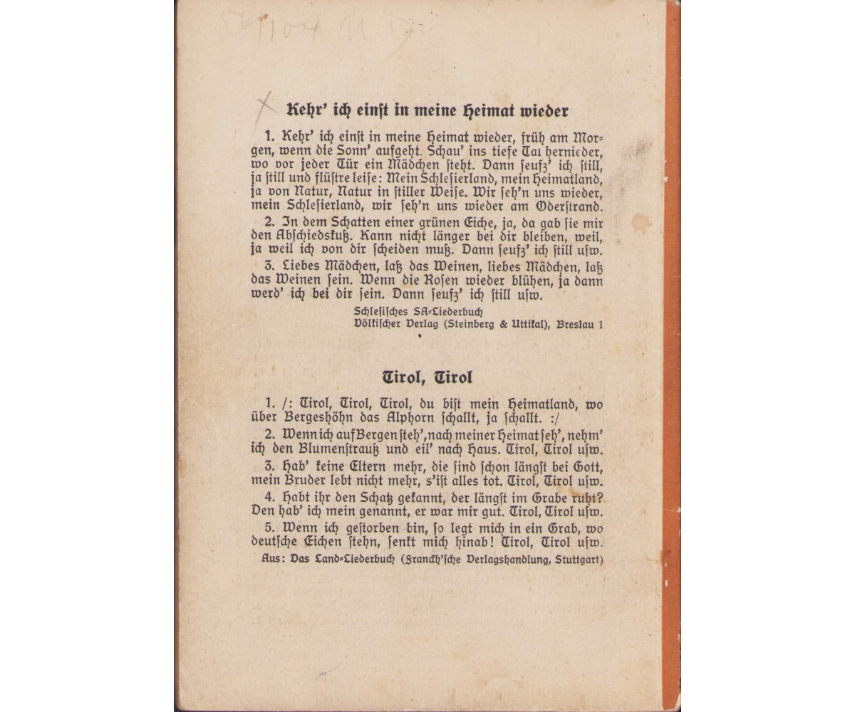 Deutsche Kampf und Volkslieder 1933 — image 6