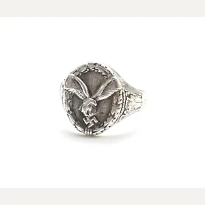 Luftwaffe Silver 'Flugzeugführer' Ring ('835')
