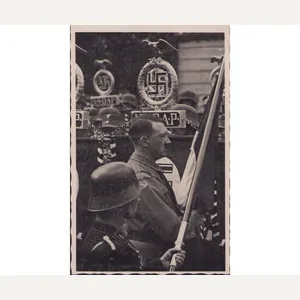 A.Hitler Standard Bearers Postcard