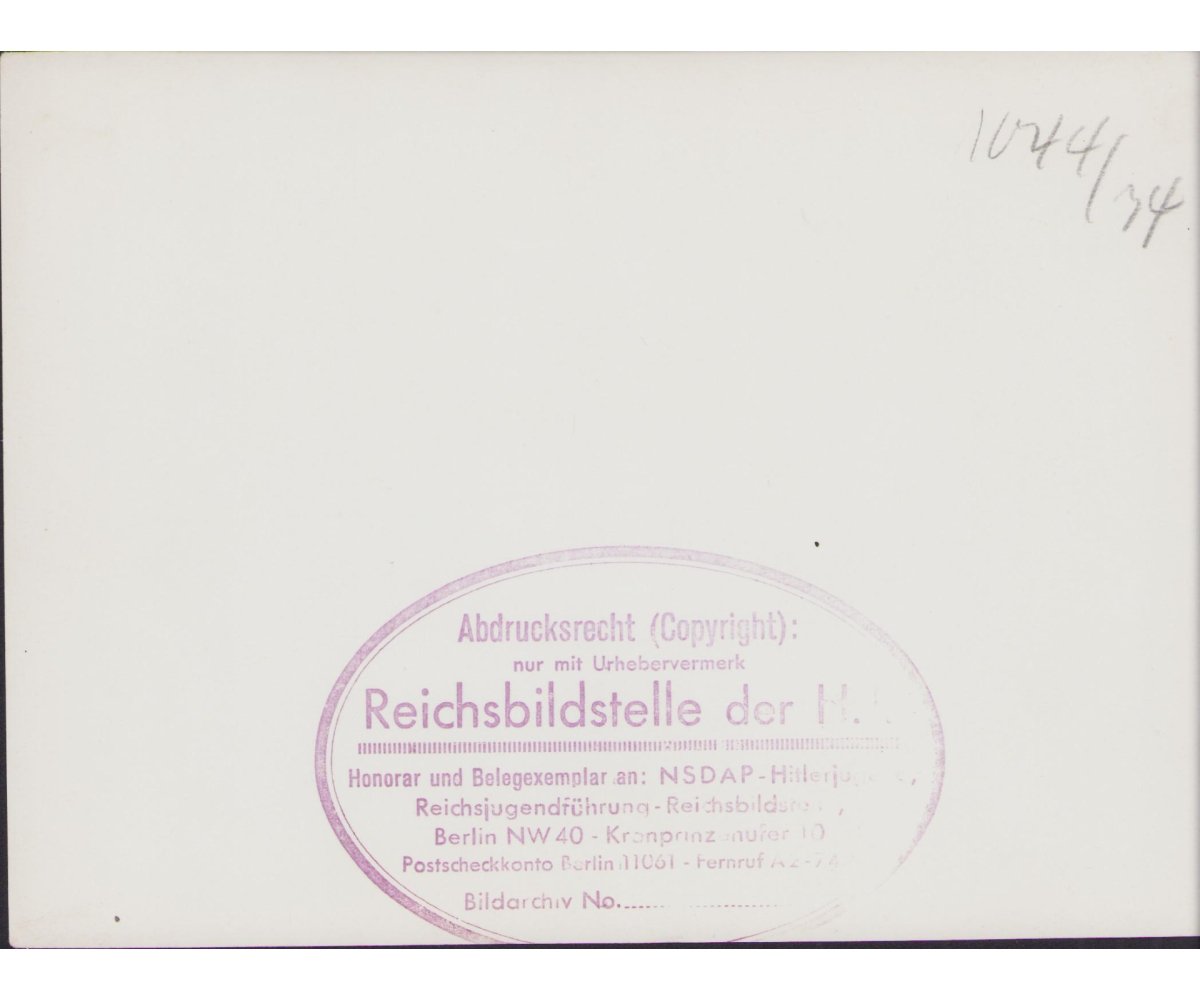 Hitler-Jugend Speech Press Photo — image 2