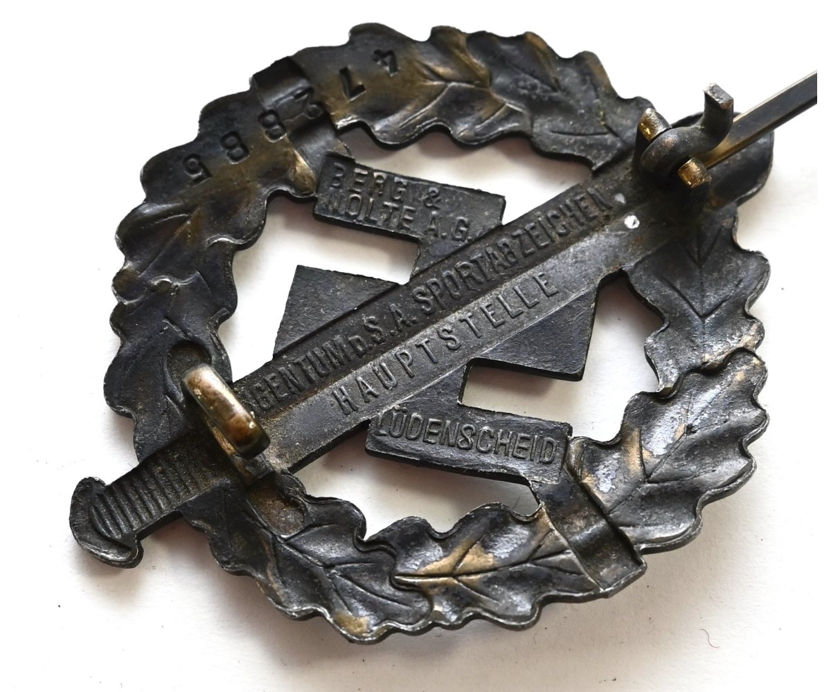 SA sportabzeichen in Bronze (Berge & Nolte) — image 3