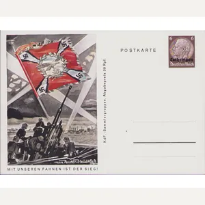 'Luftwaffe Flak' KdF-Sammlergruppen Postcard