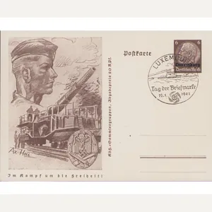 Im Kampf um die Freiheit 'All.Sturmabzeichen' Postcard