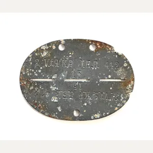 2.Vfg.Komp. Inf.Ers.Btl.412 Erkennungsmarke