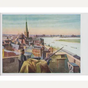 2cm Flak 'Stadtstellung' Sketch Postcard