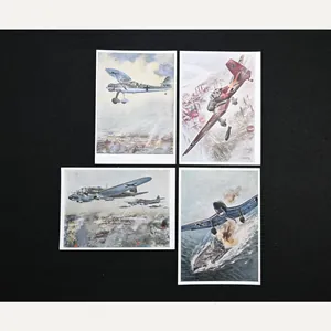 4x Luftwaffe Aircraft Postcards