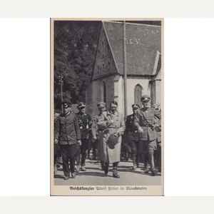 Reichskanzler A.Hitler in Blaubeuren Postcard