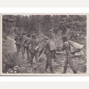 ᛋᛋ-Gebirgsdivision 'Nord' in Karelien Postcard