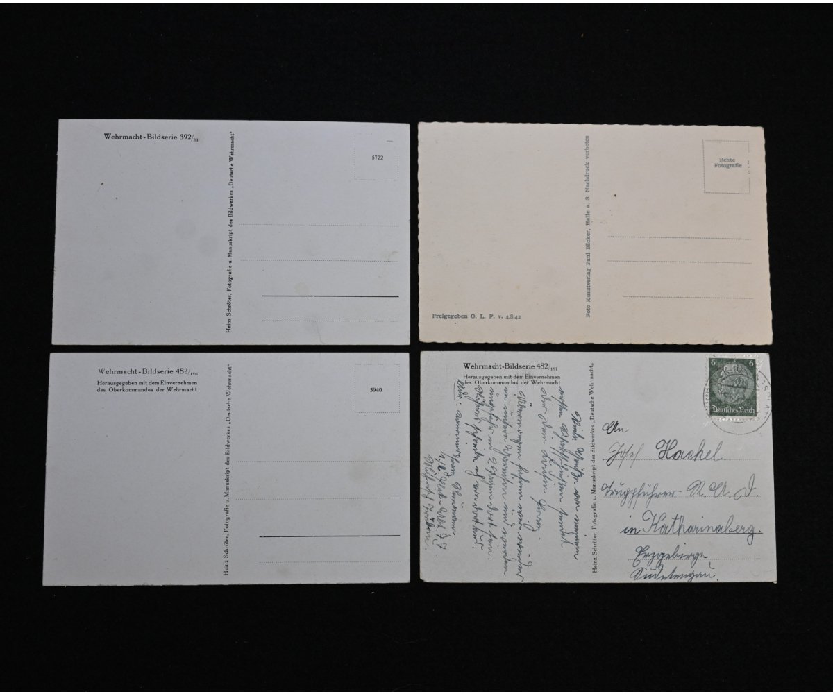 4x 2cm/3,7cm Flak Postcards — image 2