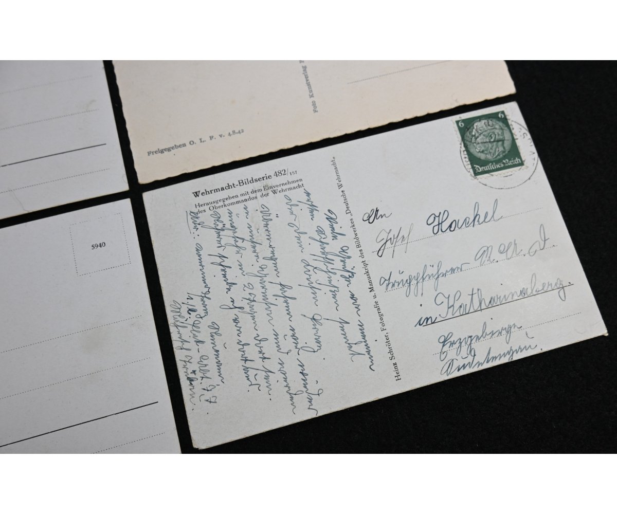 4x 2cm/3,7cm Flak Postcards — image 3
