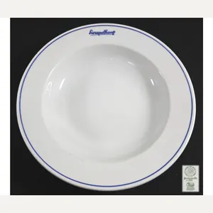 Company marked Porcelain DAF Soup Plate (Hutschenreuther)