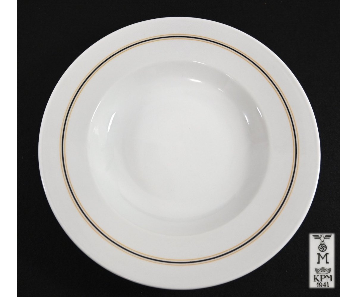 Rare Kriegsmarine Admirality Soup Plate (KPM,1941)