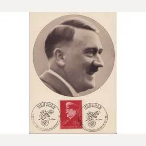 Adolf Hitler Propaganda Portrait Postcard 1942