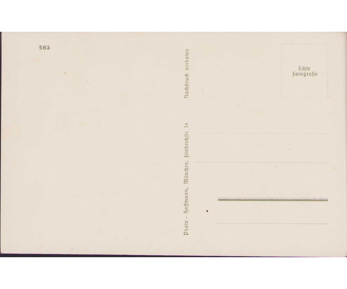 'Sie hat dem Führer die Hand geben dürfen' Postcard — image 2