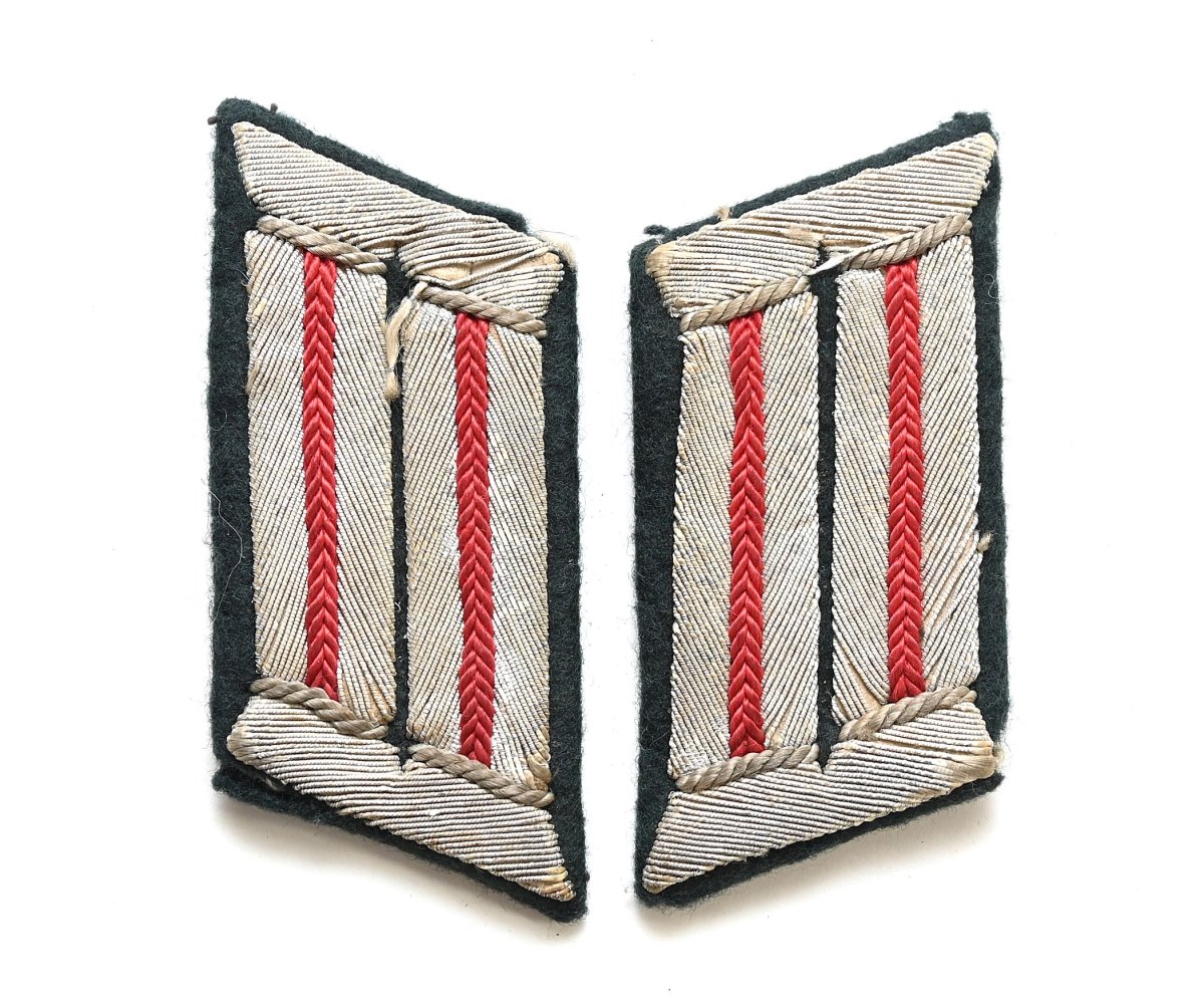 Matching Artillerie Officer Collar Tabs