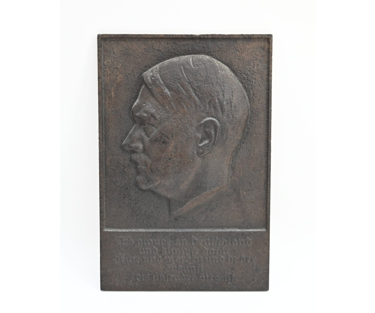 Adolf Hitler Wall Plaque (Relic)