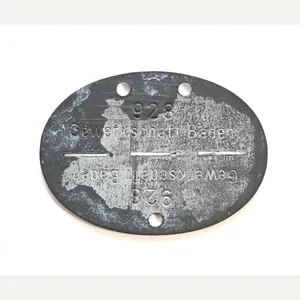 Gewerkschaft Baden Erkennungsmarke