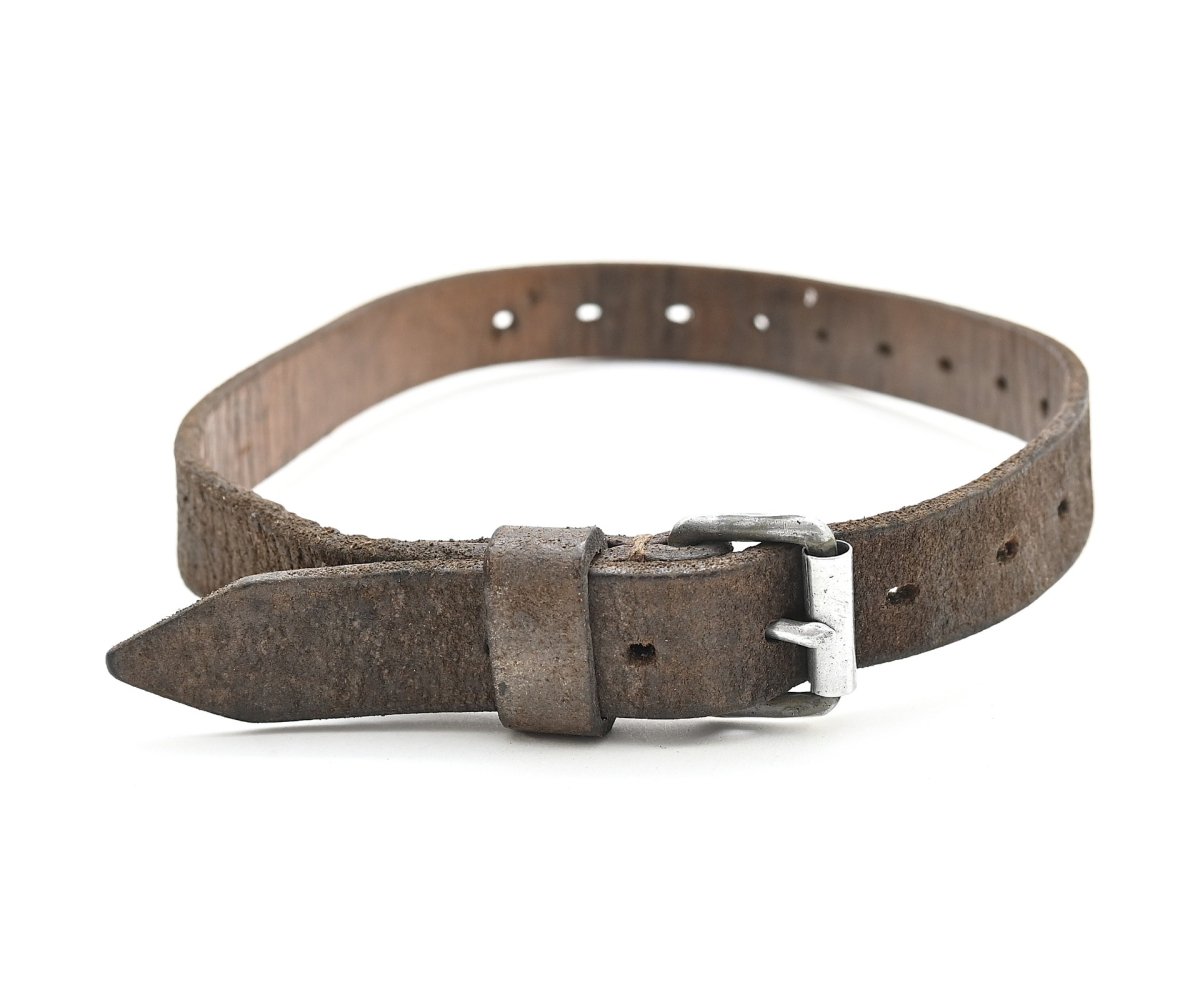 Brown Leather Equipment Strap