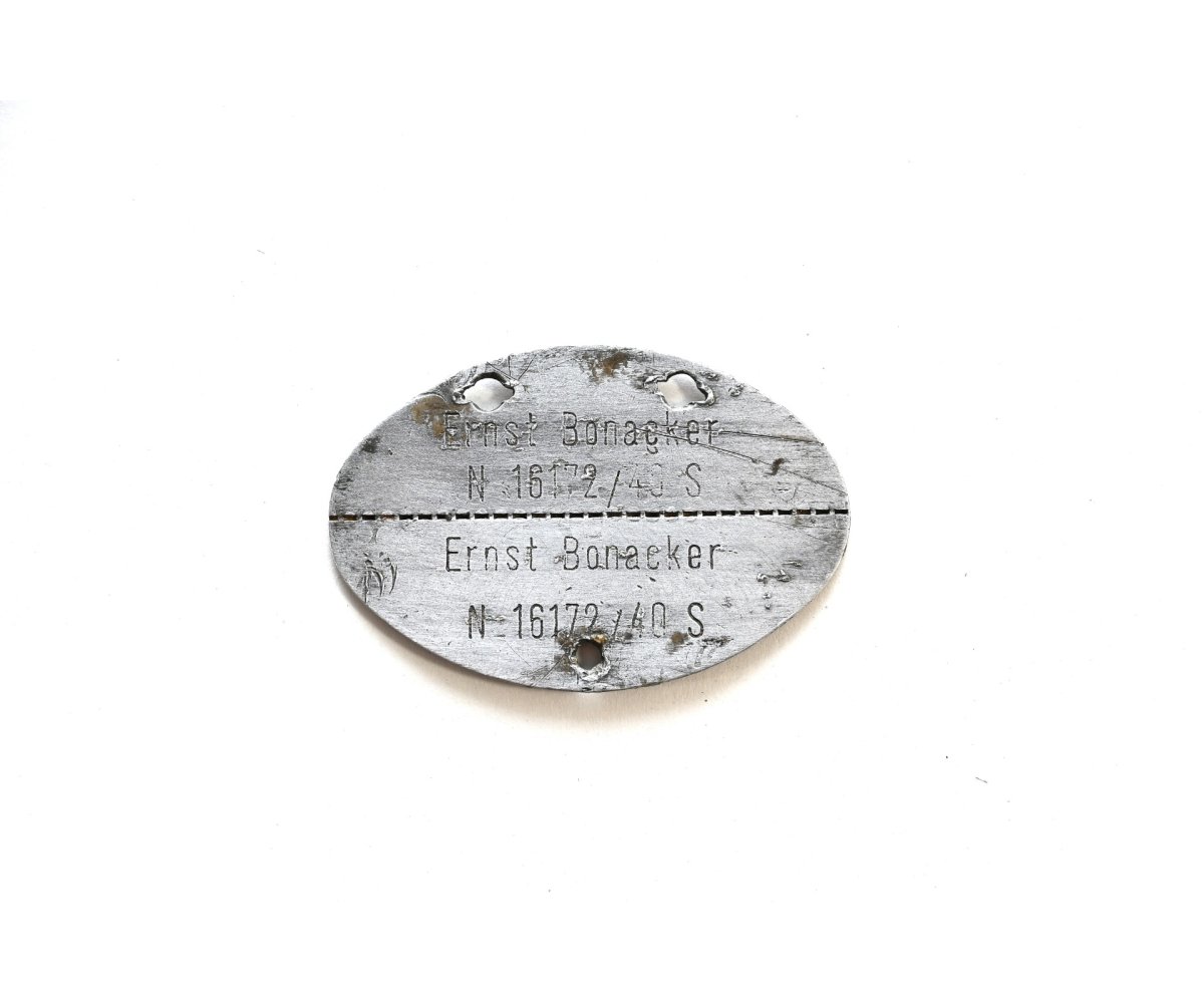 Named Kriegsmarine Erkennungsmarke 1940 (S)