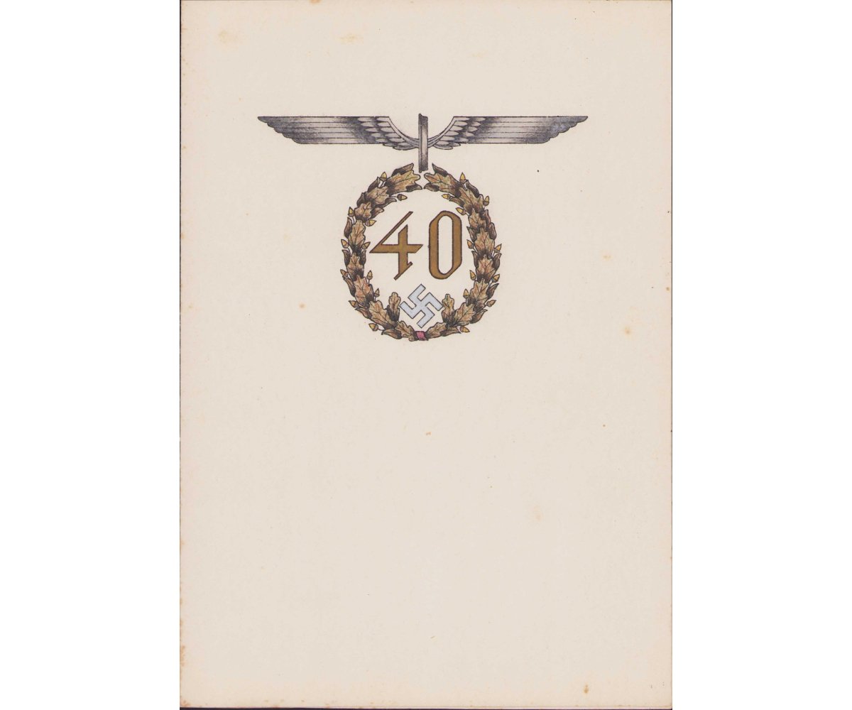 Large 40-Jahre Service Reichsbahn Grouping — image 4