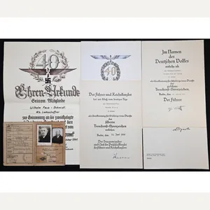 Large 40-Jahre Service Reichsbahn Grouping