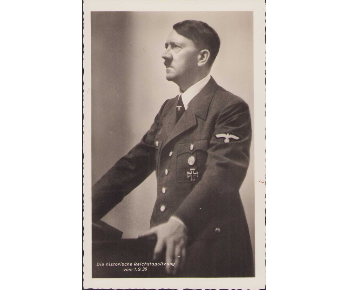 'Die historische Reichstagsitzung' Postcard