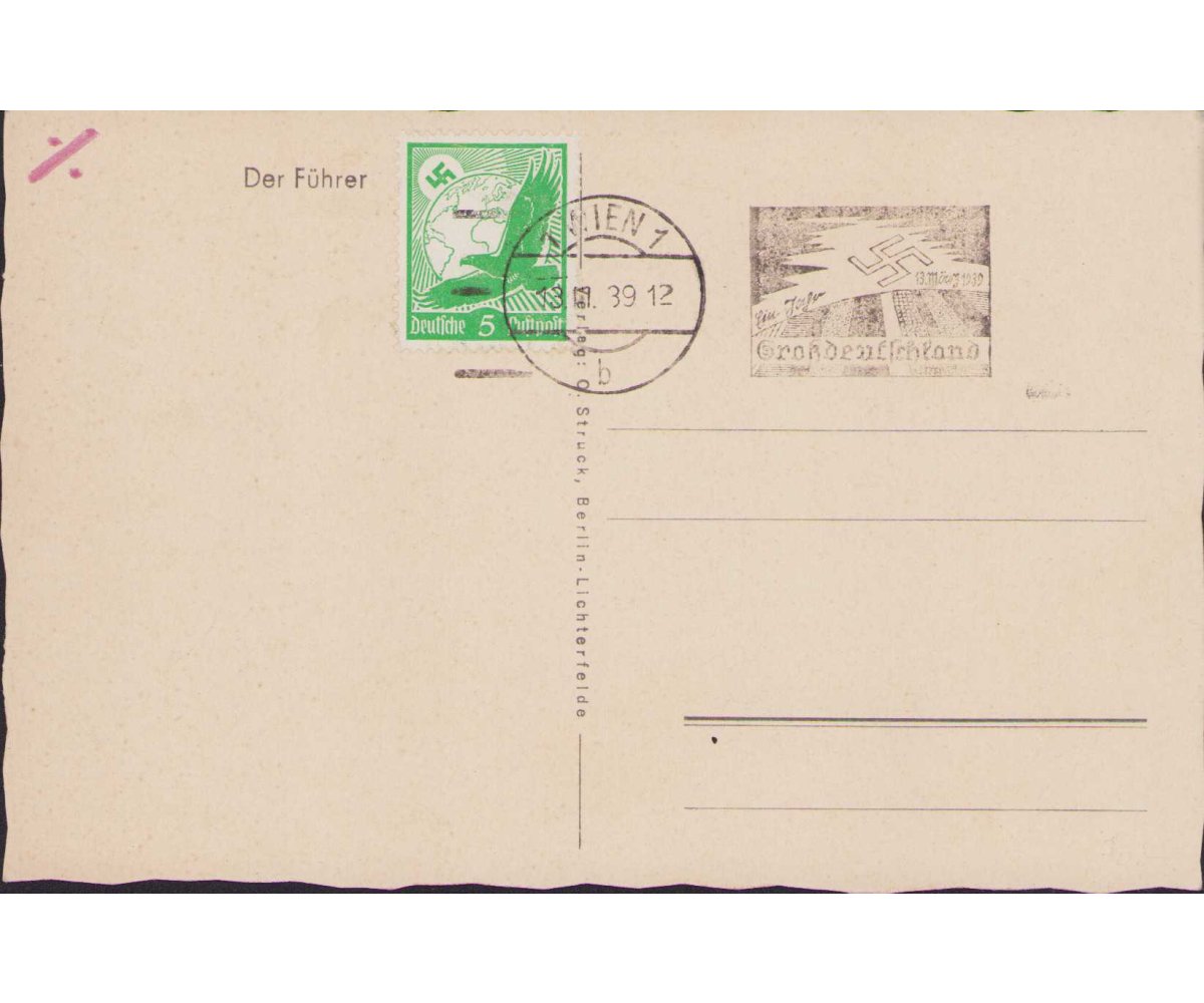 'Der Führer' Propaganda Postcard — image 2