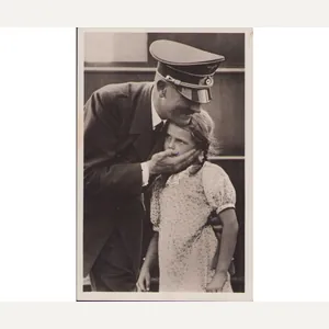 A.Hitler and Child Postcard