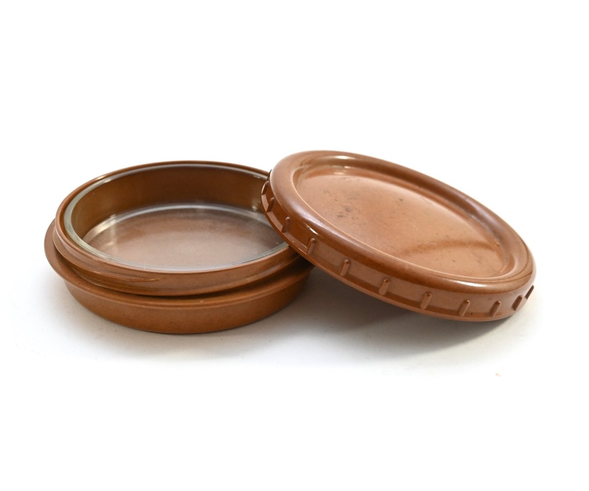 Caramel! Wehrmacht Fettbuchse with insert!