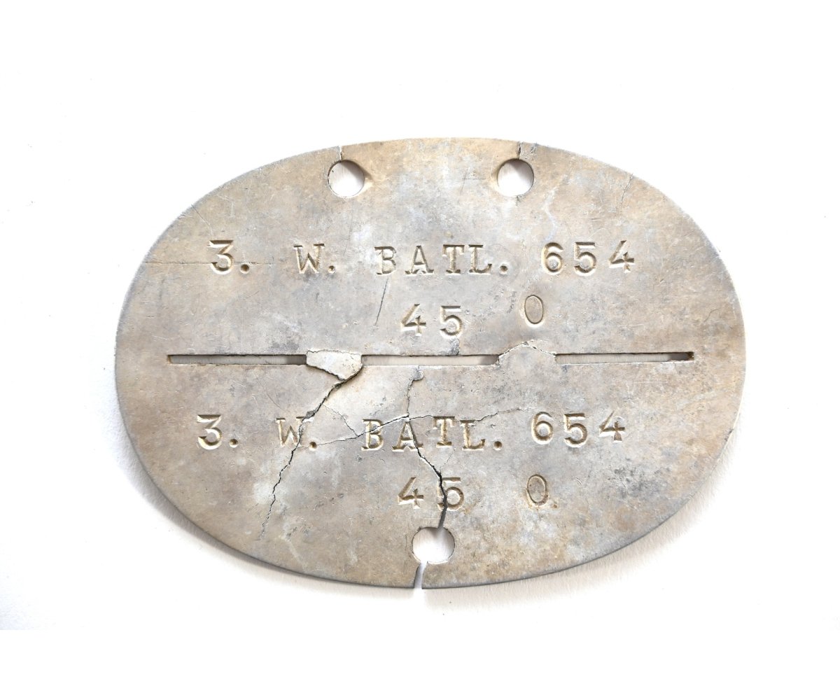 3.Kp. Wach Bataillon 654 Erkennungsmarke