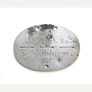 10.Flugsich.Kp/Ln.Rgt.4 Erkennungsmarke