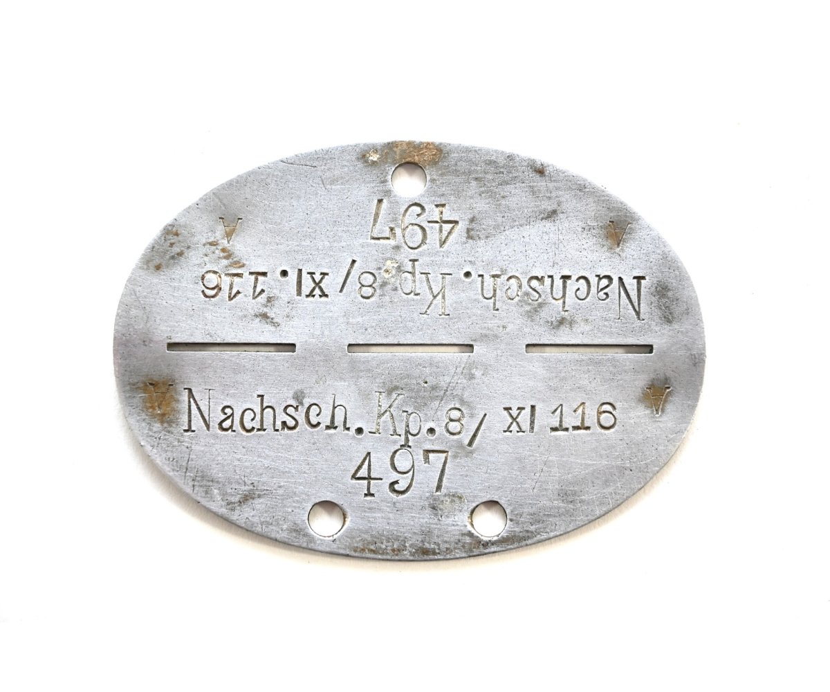 Luftwaffe Nachschub. Kp. 8/XI Erkennungsmarke