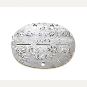 4/M.G. Inf.Ers.Batl.398 Erkennungsmarke