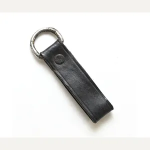 Black Leather Political/Para Military D-Ring