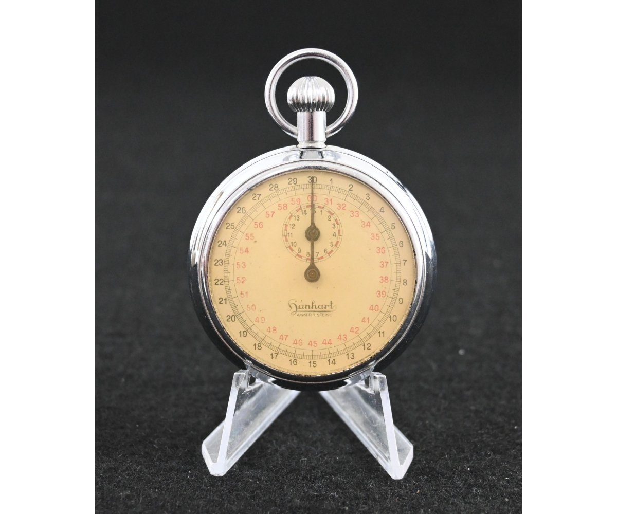 Kriegsmarine Hanhart 7 Steine Stopwatch