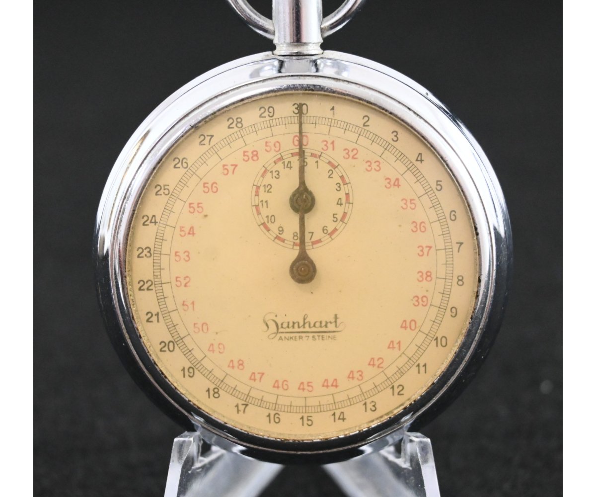Kriegsmarine Hanhart 7 Steine Stopwatch — image 2