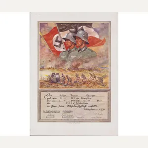 Inf.Rgt.München Dienstzeit Document