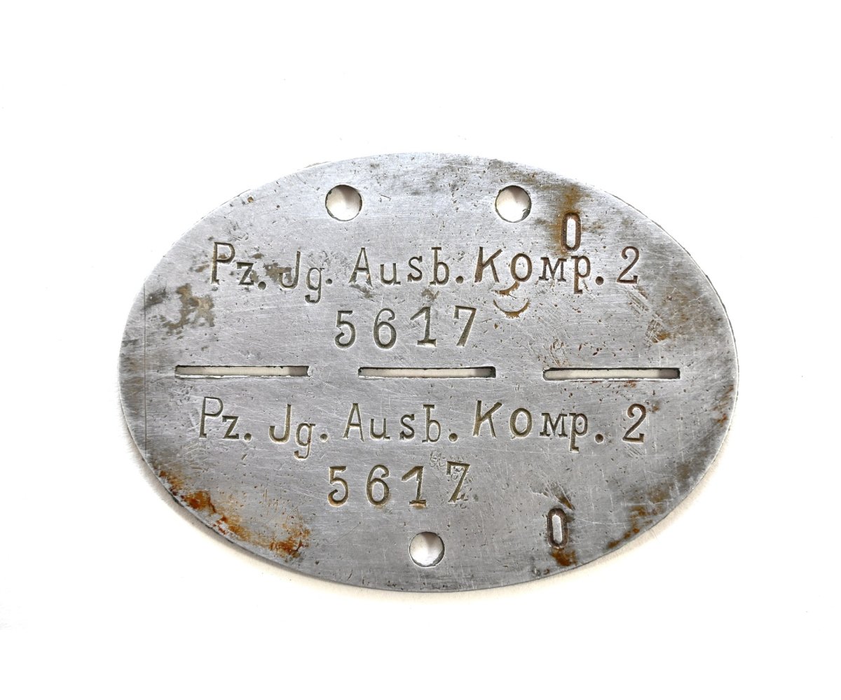 Pz.Jg.Ausb.Komp.2 Erkennungsmarke